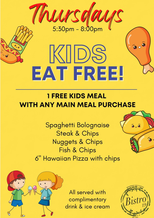 Thursday Kids Eat Free